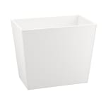 Cordoba Collection 16 Quart Wastebasket, White